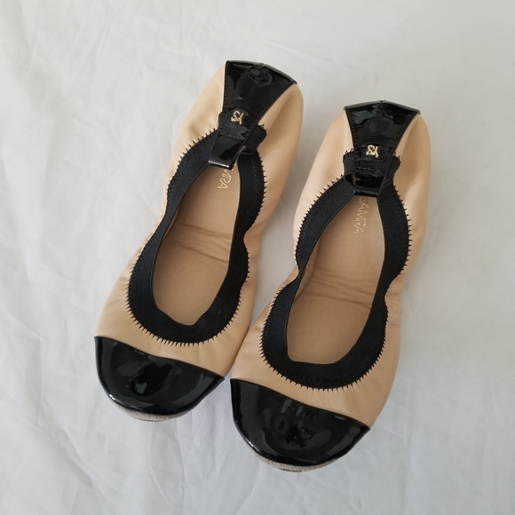 Yosi Samra quilted ballet flat size 8